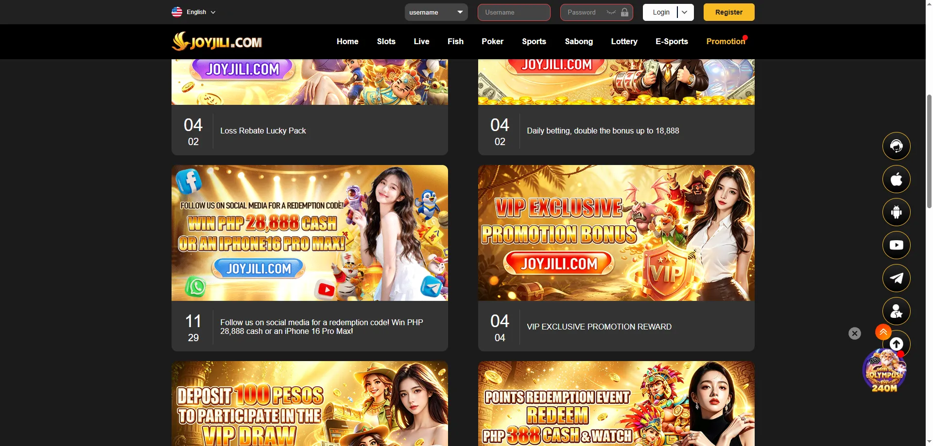 Joyjili casino 100% welcome bonus up to 12,000 BDT for new players